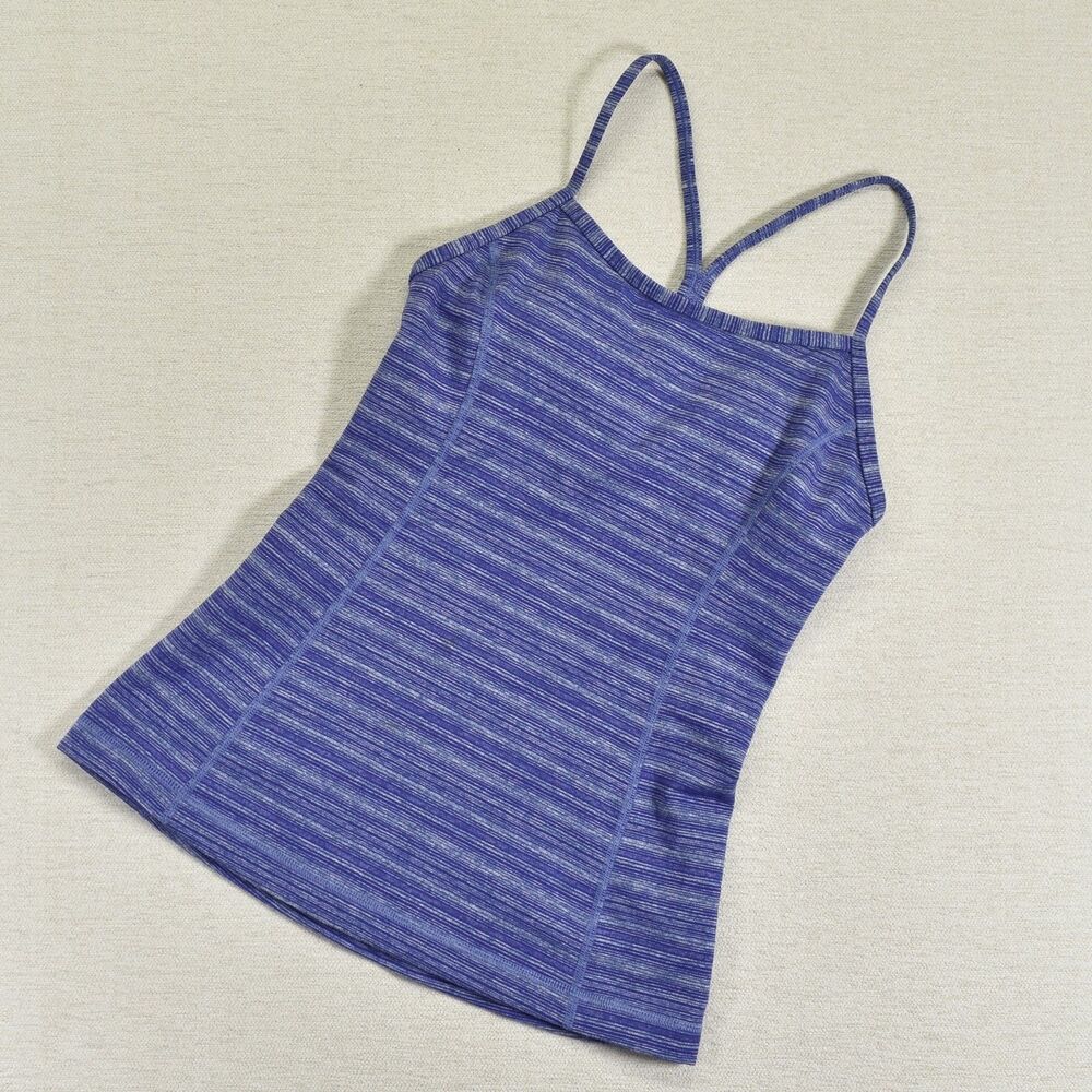 Under Armour Womens Workout Top Padded Built-in Bra Long Line Tank Cami Size XS